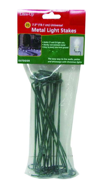 ACE TRADING - GTO LIGHTING HARDWARE, Dyno Green Christmas Light Stakes