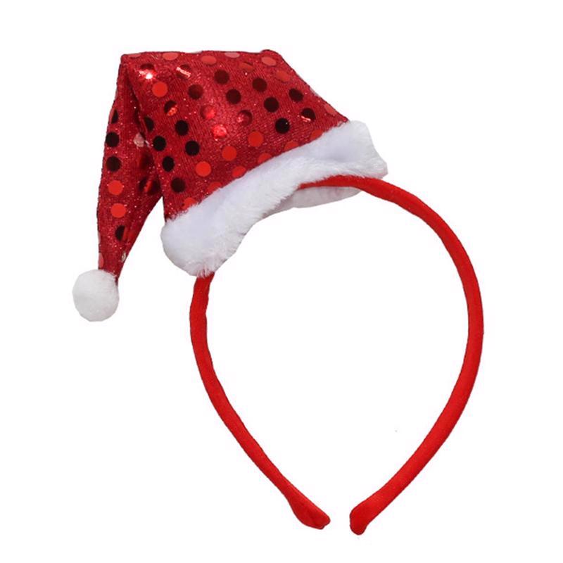 ACE TRADING - DYNO LKT, Dyno Sequin Santa Hat Mini Headband Felt 1 pk