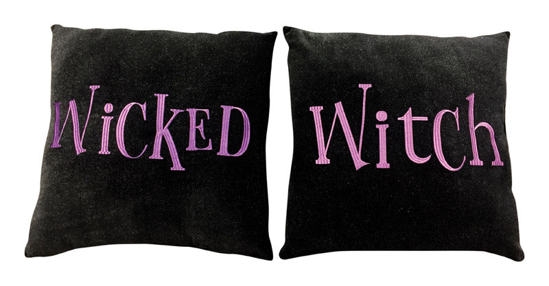 Dyno, Dyno Wicked And Witch 18 in. H x 18 in. W x 18 in. L 1 pk Throw Pillow (Pack of 4)