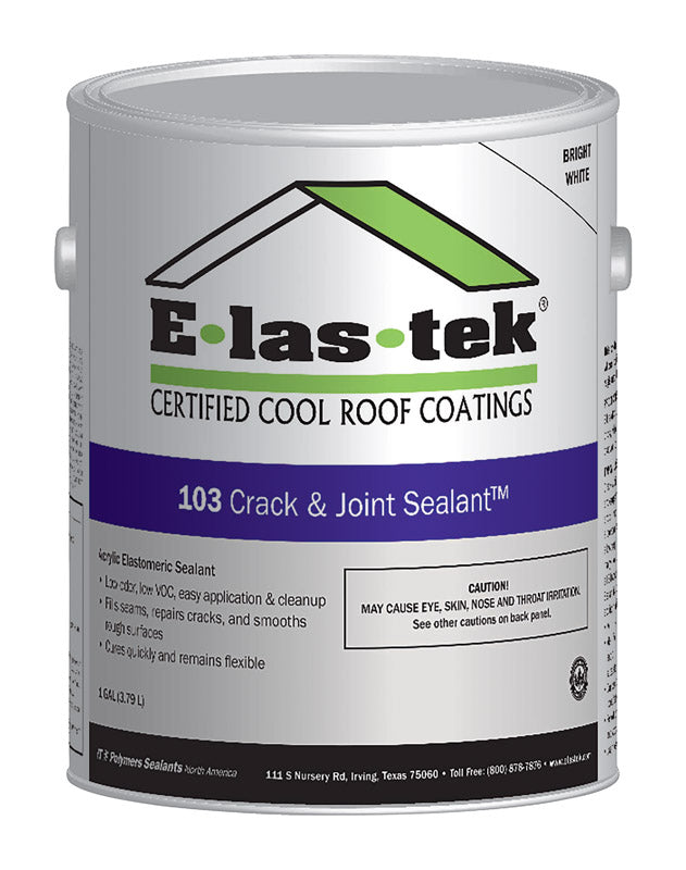 ITW POLYMERS SEALANTS NORTH AMERICA, E-Las-Tek Sealant 1 Gl (Pack of 4)