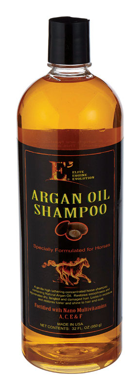 MWI VETERINARY SUPPLY, E3 Liquid Argan Oil Shampoo For Horse 32 oz