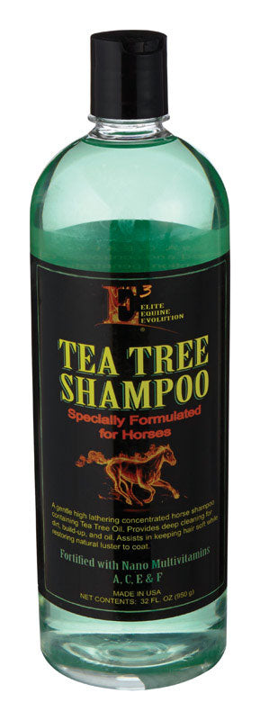 MWI VETERINARY SUPPLY, E3  Liquid  Tea Tree Shampoo  For Horse 32 oz.