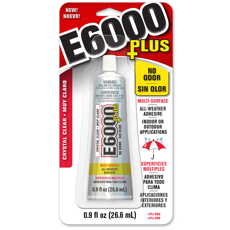 ECLECTIC PRODUCTS LLC, E6000 High Strength All-Weather Adhesive 0.9 oz