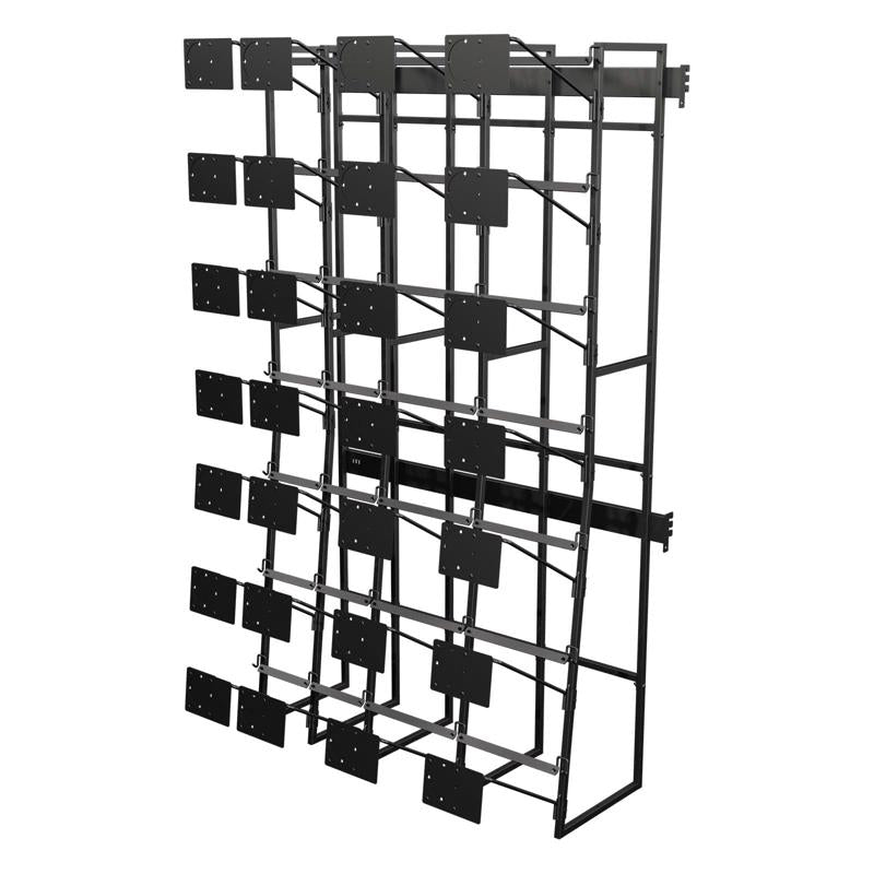 EBSCO INDUSTRIES INC, EBCO  Vulcan Industries  84 in. H x 48 in. W x 84 in. L Gray  Irrigation Tubing  Display Rack  Steel