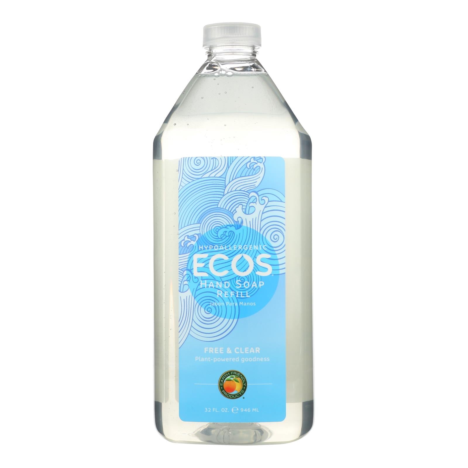 Ecos, ECOS Hand Soap - Free And Clear - Case of 6 - 32 fl oz. (Pack of 6)