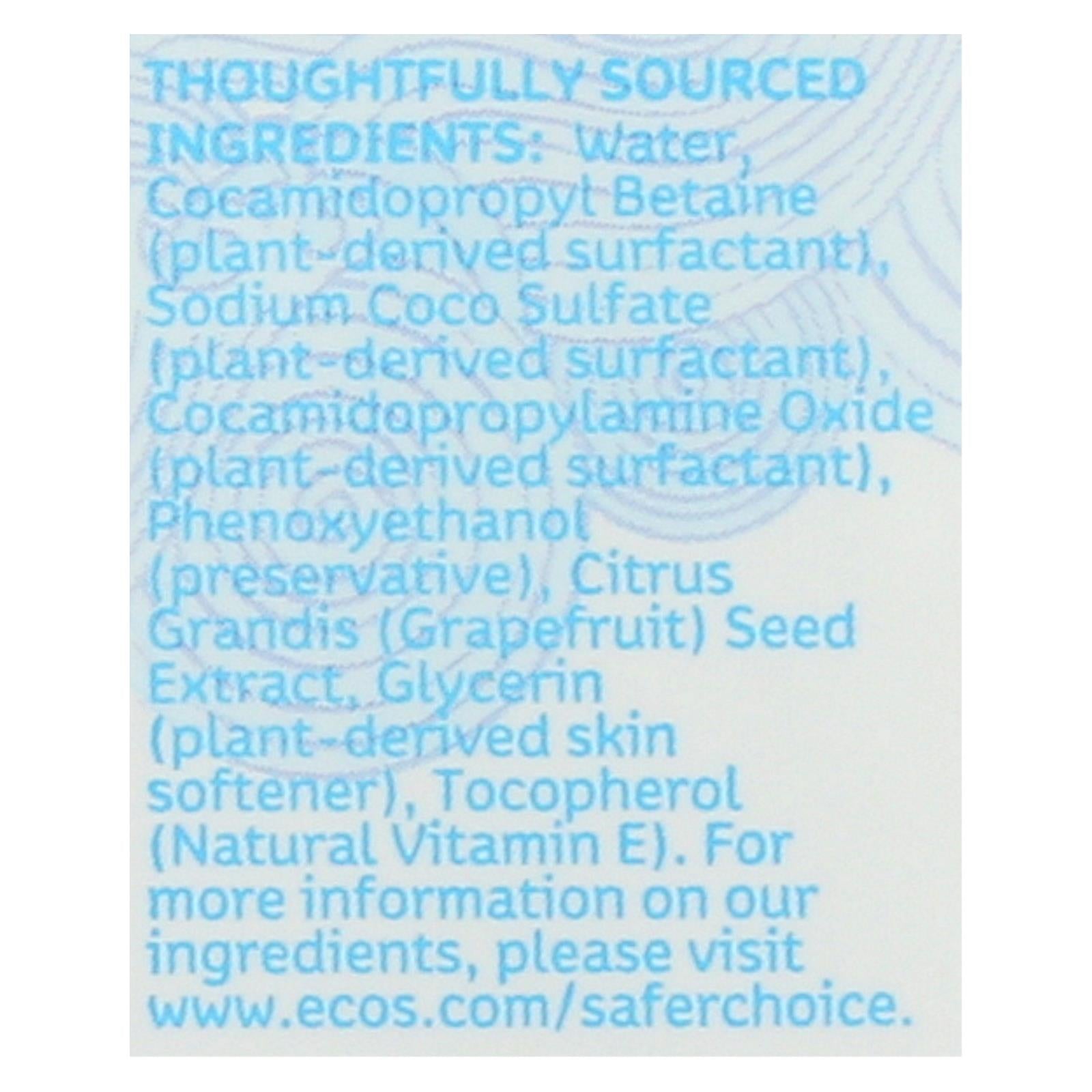 Ecos, ECOS Hand Soap - Free And Clear - Case of 6 - 8 fl oz. (Pack of 6)