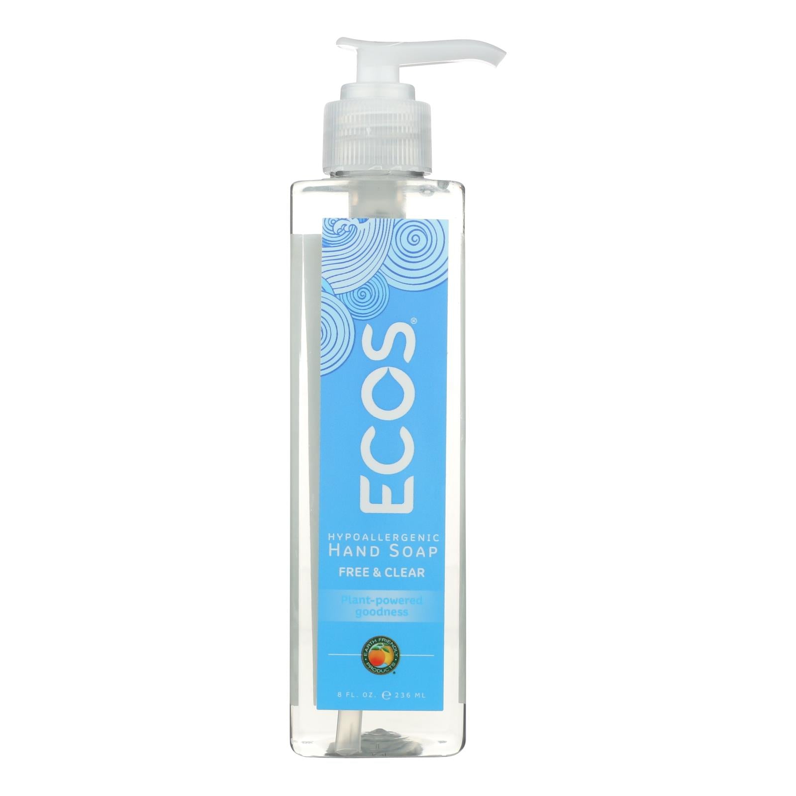 Ecos, ECOS Hand Soap - Free And Clear - Case of 6 - 8 fl oz. (Pack of 6)