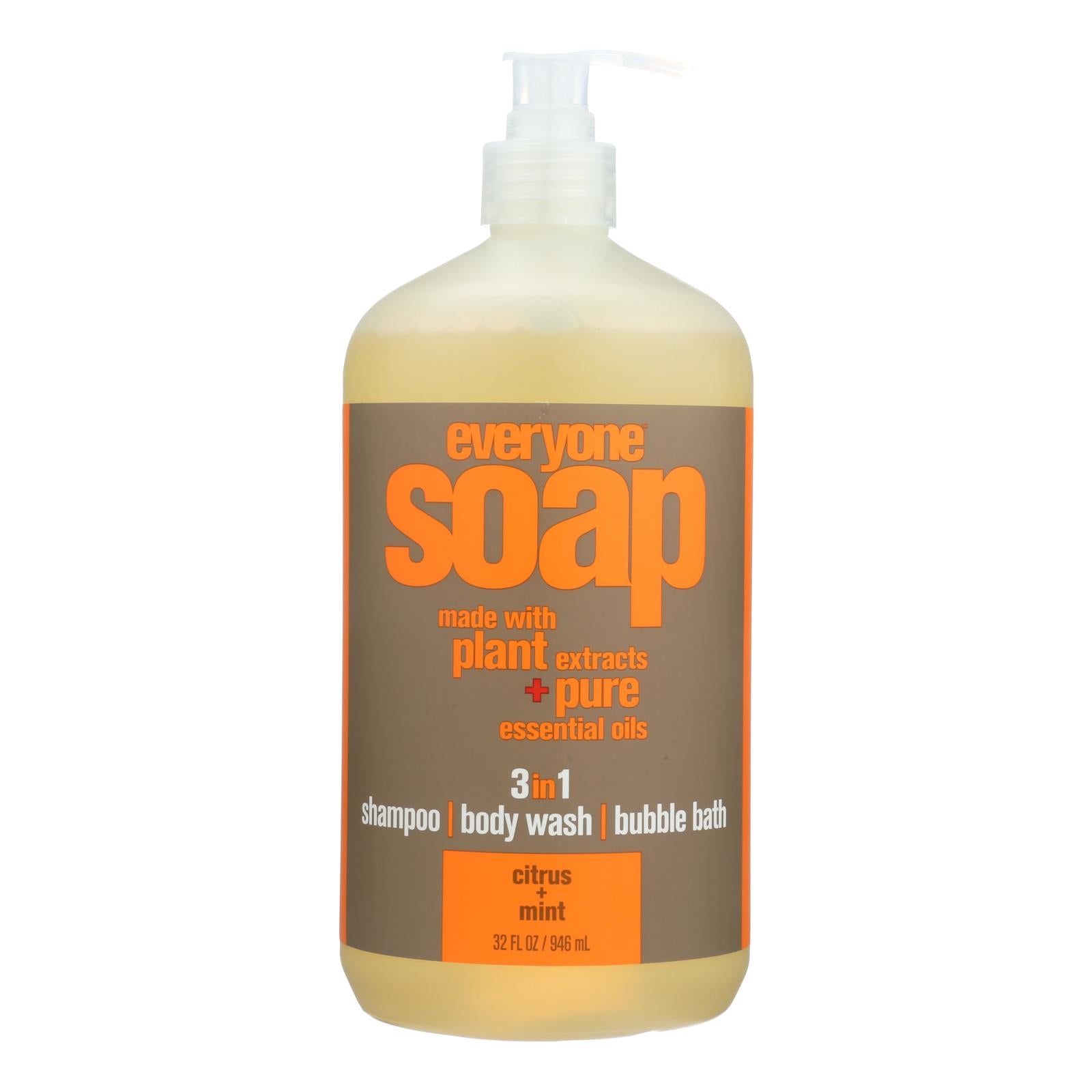 Eo Products, EO Products - EveryOne Liquid Soap Citrus and Mint - 32 fl oz