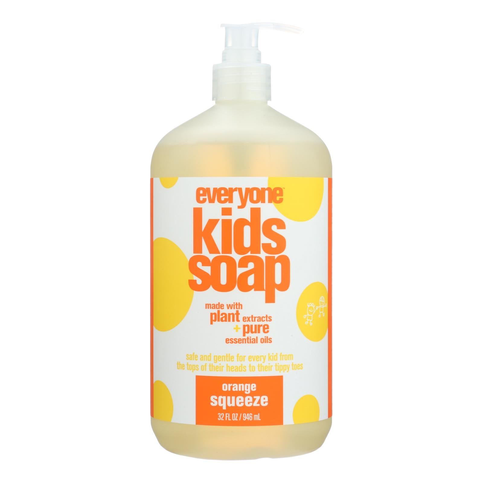 Eo Products, EO Products - Everyone Soap for Kids - Orange Squeeze - 32 oz