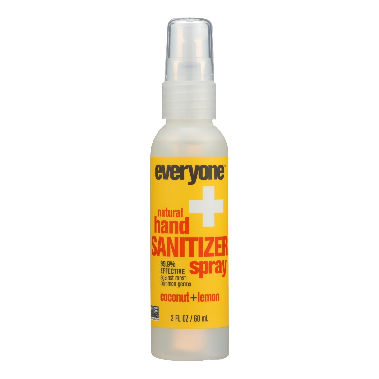 Everyone, EO Products - Hand Sanitizer Spray - Everyone - Cocnut - Dsp - 2 oz - 1 Case