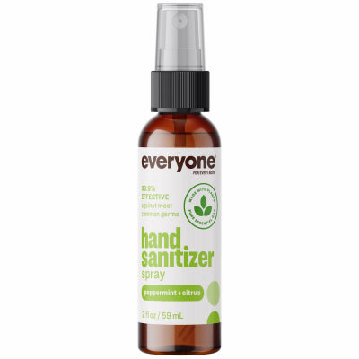 Everyone, EO Products - Hand Sanitizer Spray - Everyone - Ppprmnt - Dsp - 2 oz - 1 Case (Pack of 6)