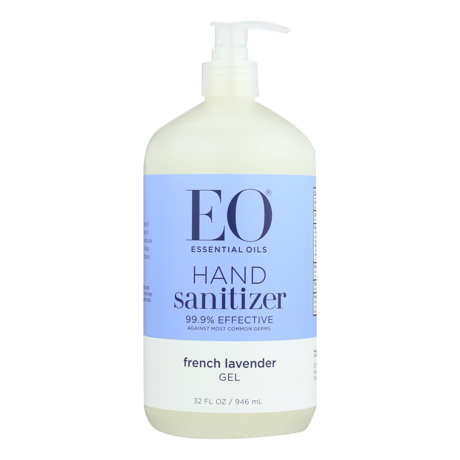 Eo Products, EO Products - Hand Sanitizing Gel - Lavender Essential Oil - 32 oz