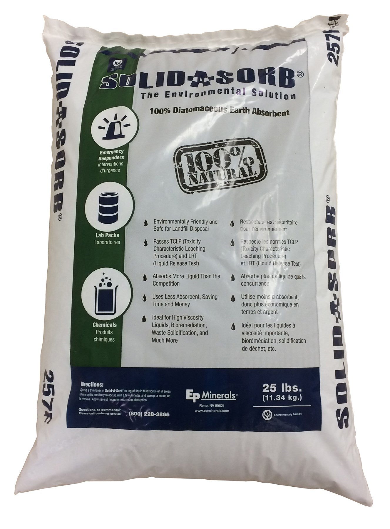 EP Minerals, EP Minerals GRS9725 25 lb Oil Absorbent