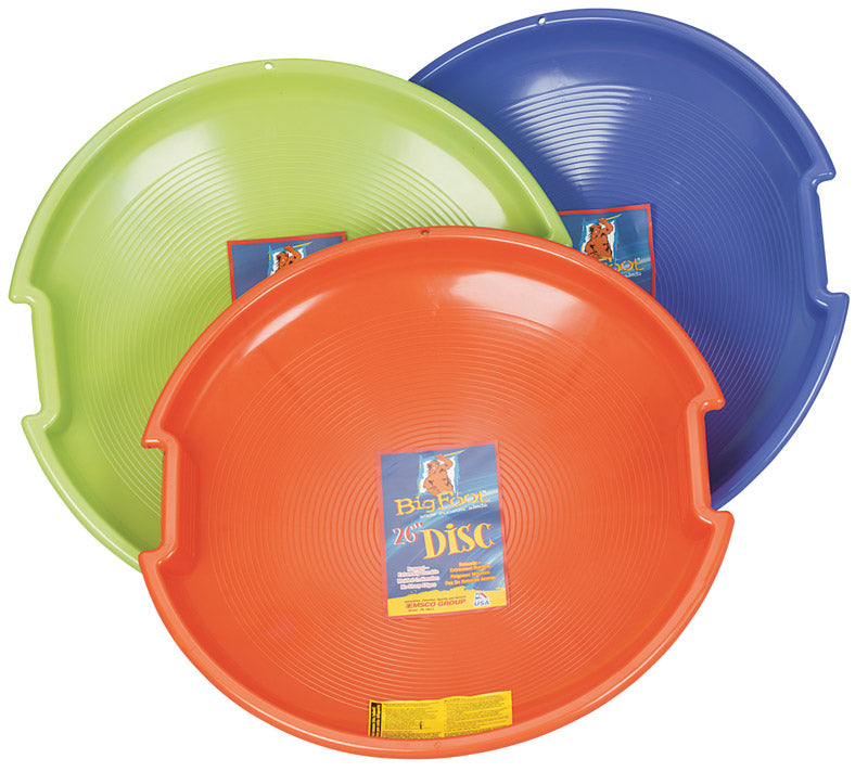 Emsco, ESP 26" Day Glow Sno Racer Disc Sled - Neon Orange