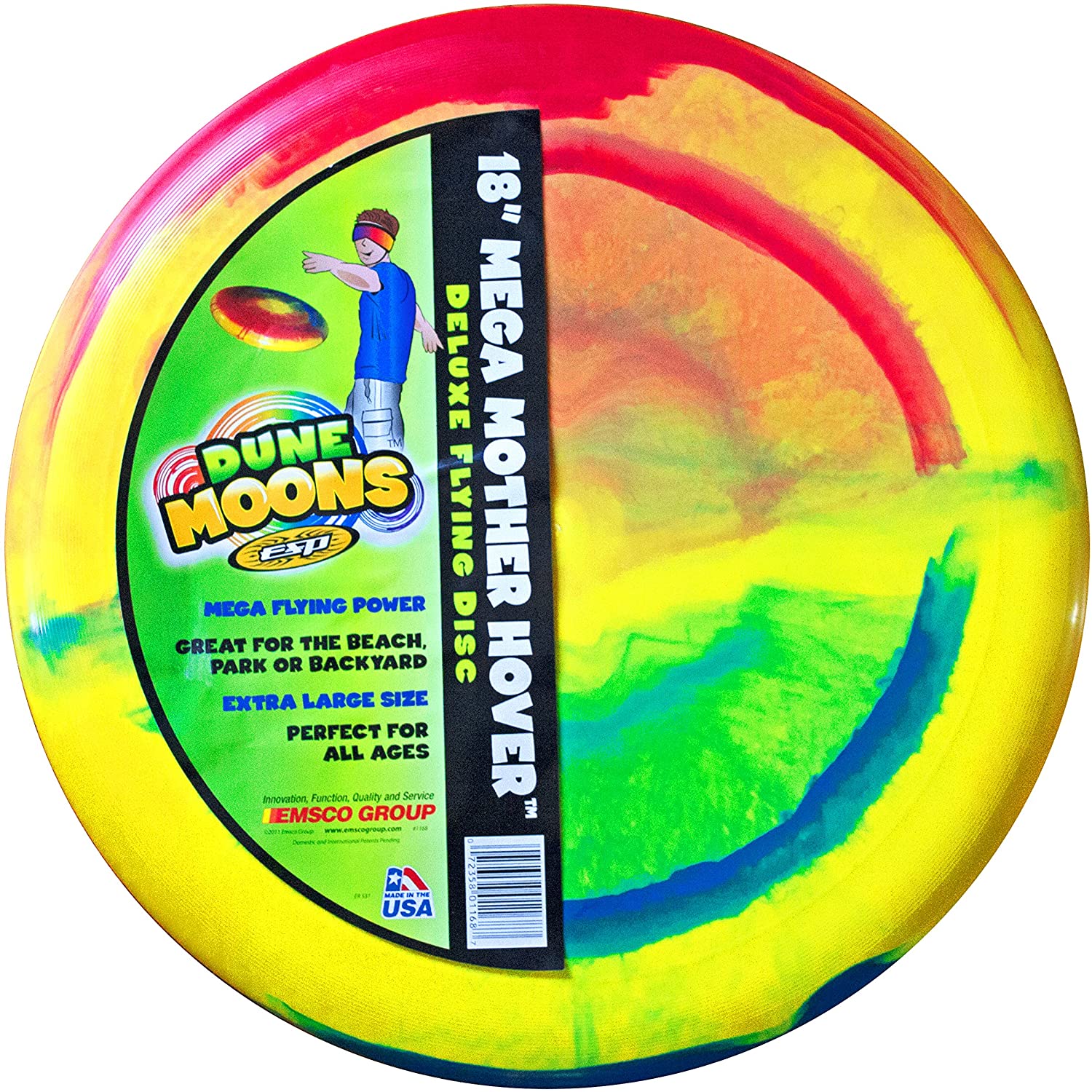 Espoma, ESP Dune Moons Deluxe Aerodynamic Flying Discs 18" Dia Large Flying Disc Frisbee