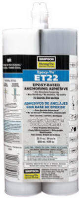 SIMPSON STRONG-TIE, ET-HP Epoxy Adhesive, 22-oz.