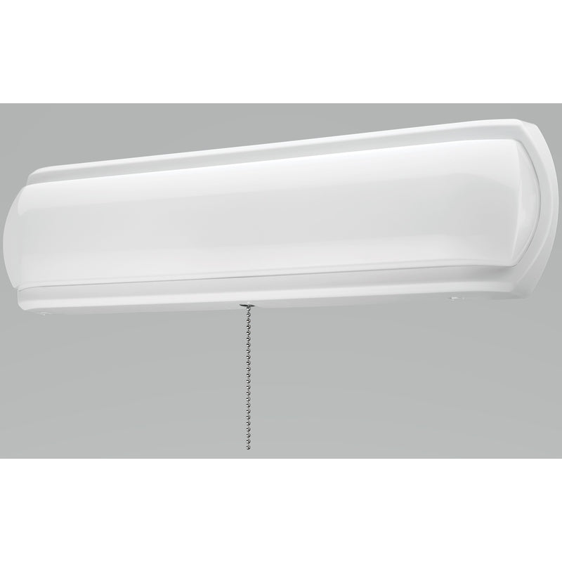 ETI SOLID STATE LIGHTING INC, ETI 18 in. L White Hardwired LED Closet Light With Pull Chain 1200 lumens