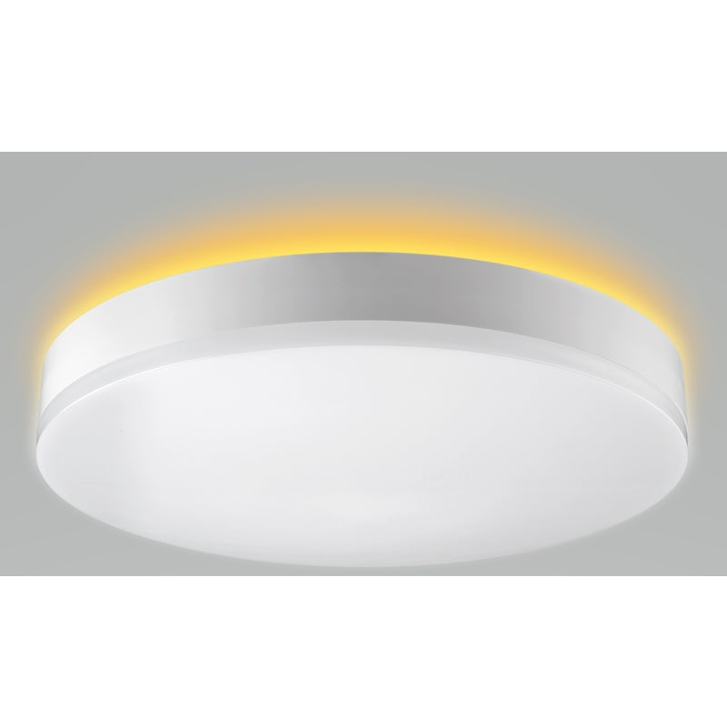 ETI SOLID STATE LIGHTING INC, ETI 3.6 in. H x 16 in. W x 16 in. L White LED Ceiling Light Fixture