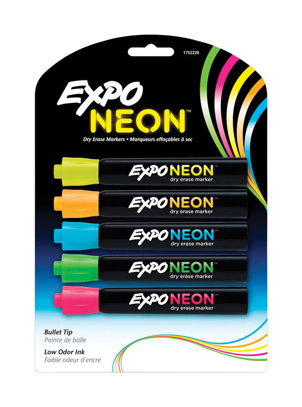 Expo, EXPO Neon Dry Erase Markers (Pack of 6)