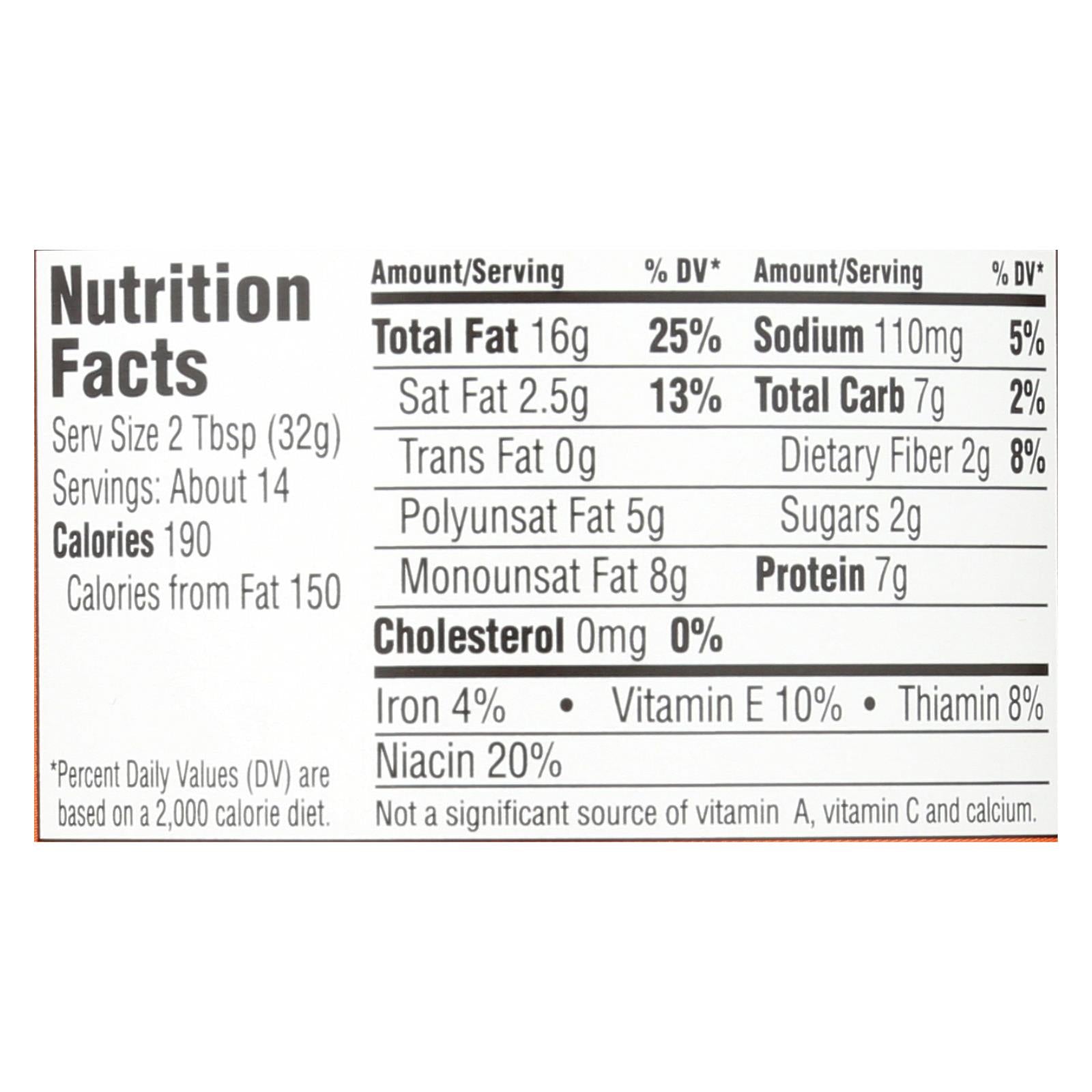 Earth Balance, Earth Balance Crunchy Peanut Butter and Flaxseed - Case of 12 - 16 oz. (Pack of 12)