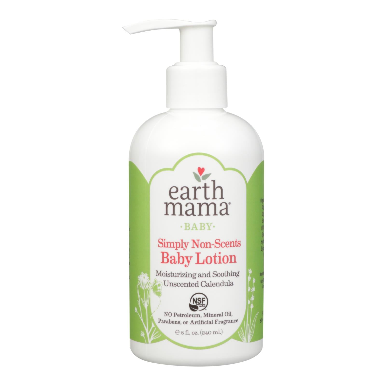 Earth Mama, Earth Mama Angel Baby Lotion - Natural Non-Scents - Fragrance Free - 8 oz