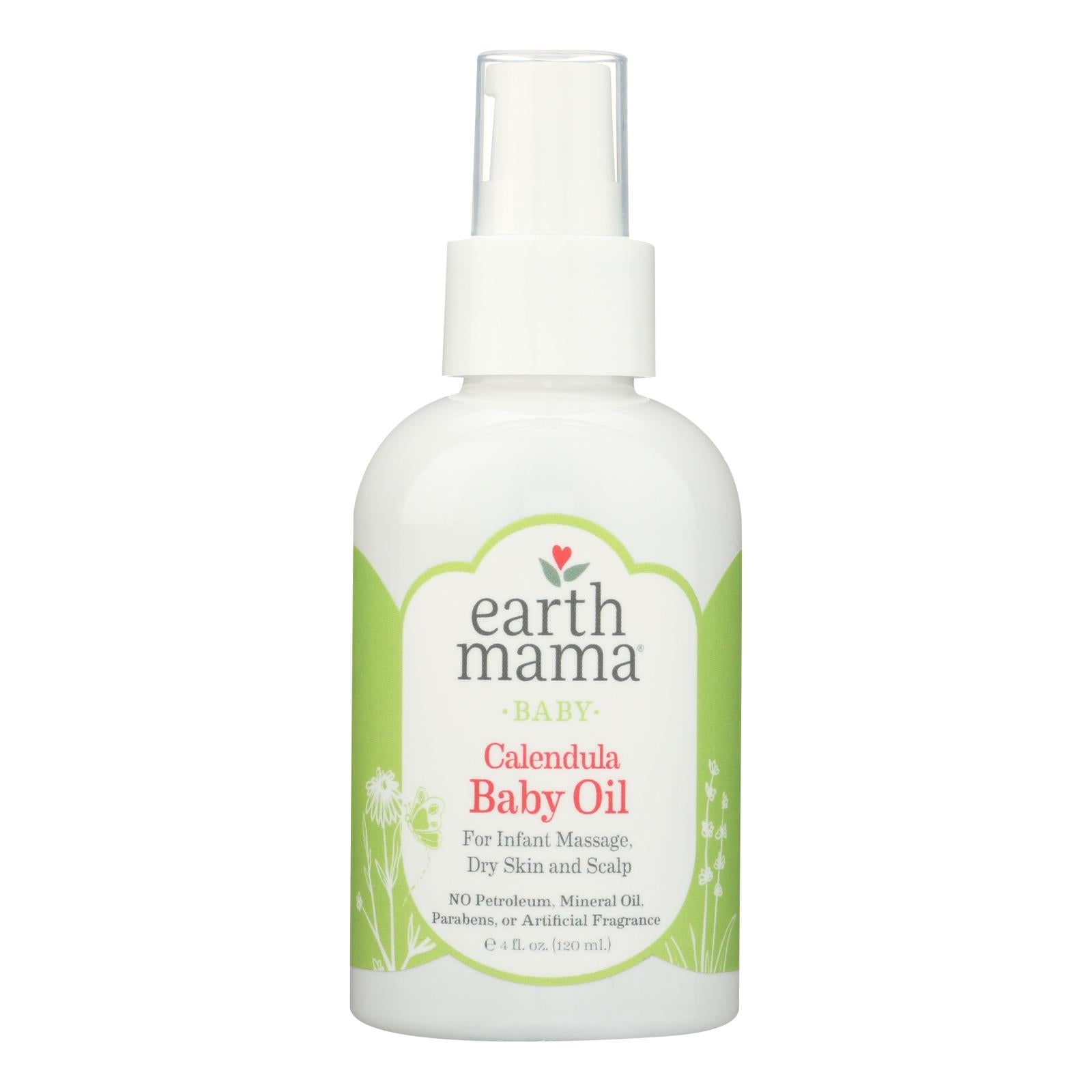 Earth Mama, Earth Mama Angel Baby Oil - 4 oz