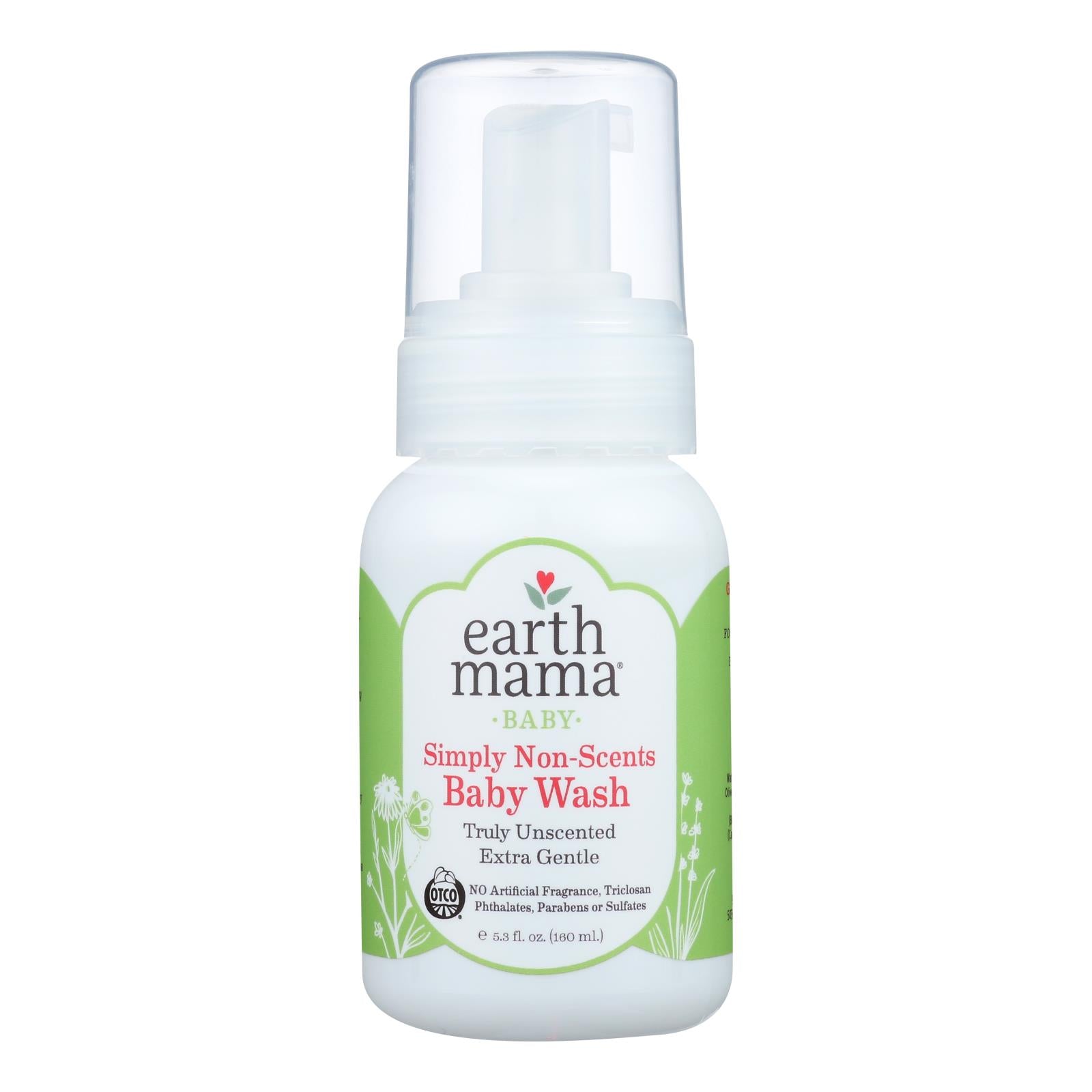 Earth Mama, Earth Mama - Baby Wash - Non-Scented - 5.3 fl oz.