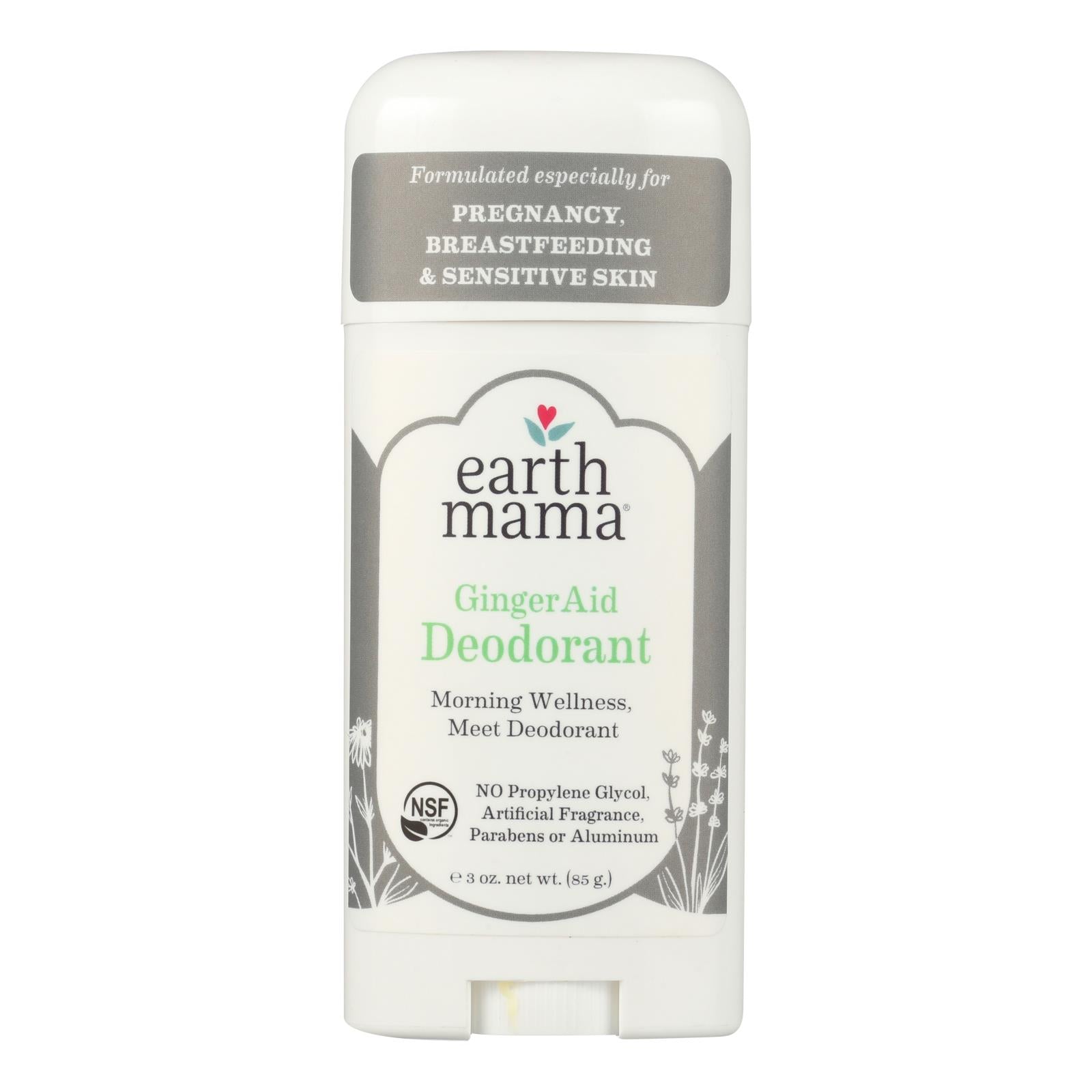 Earth Mama, Earth Mama - Deodorant - Ginger Aid - 3 oz.