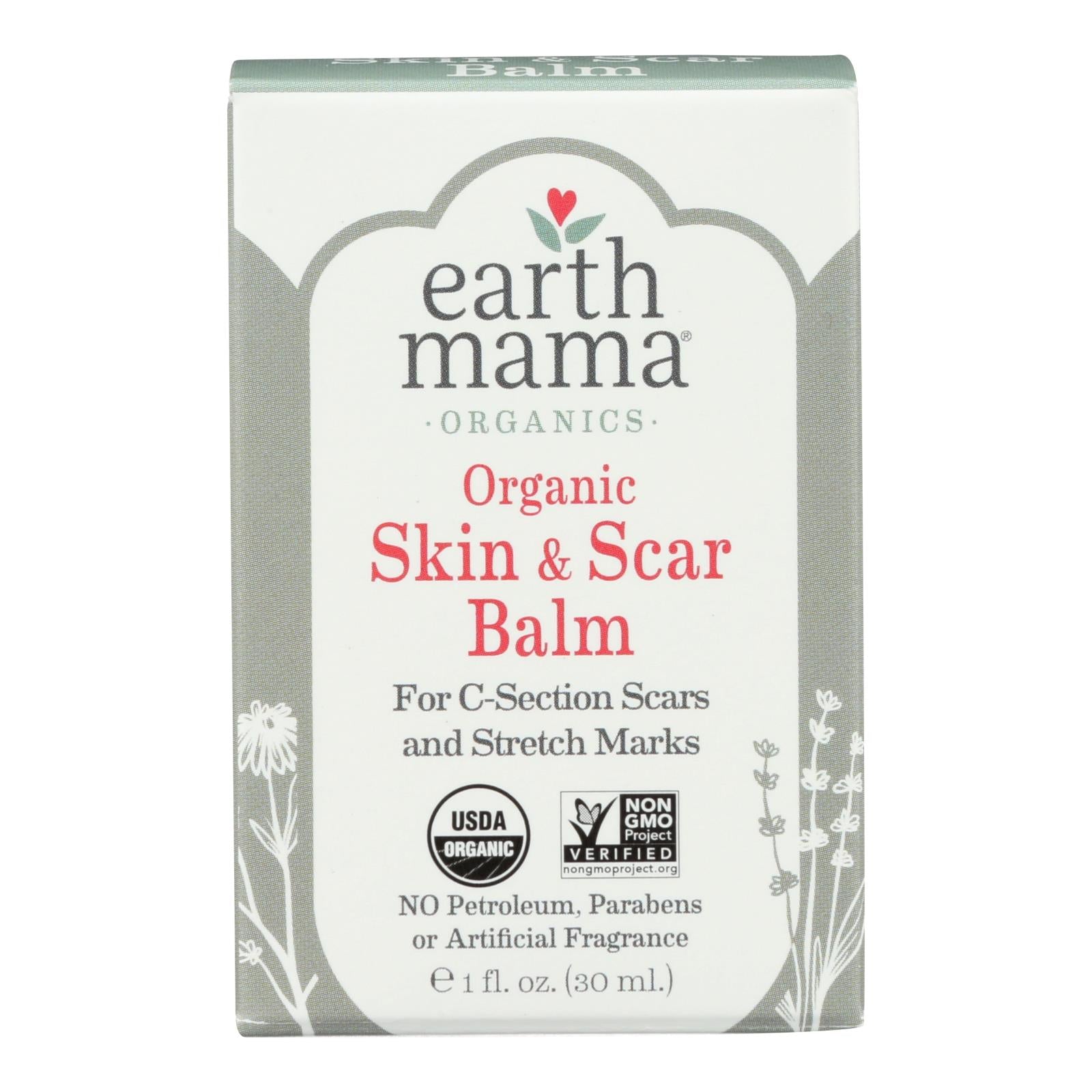 Earth Mama, Earth Mama - Organic Skin and Scar Balm - 1 fl oz.