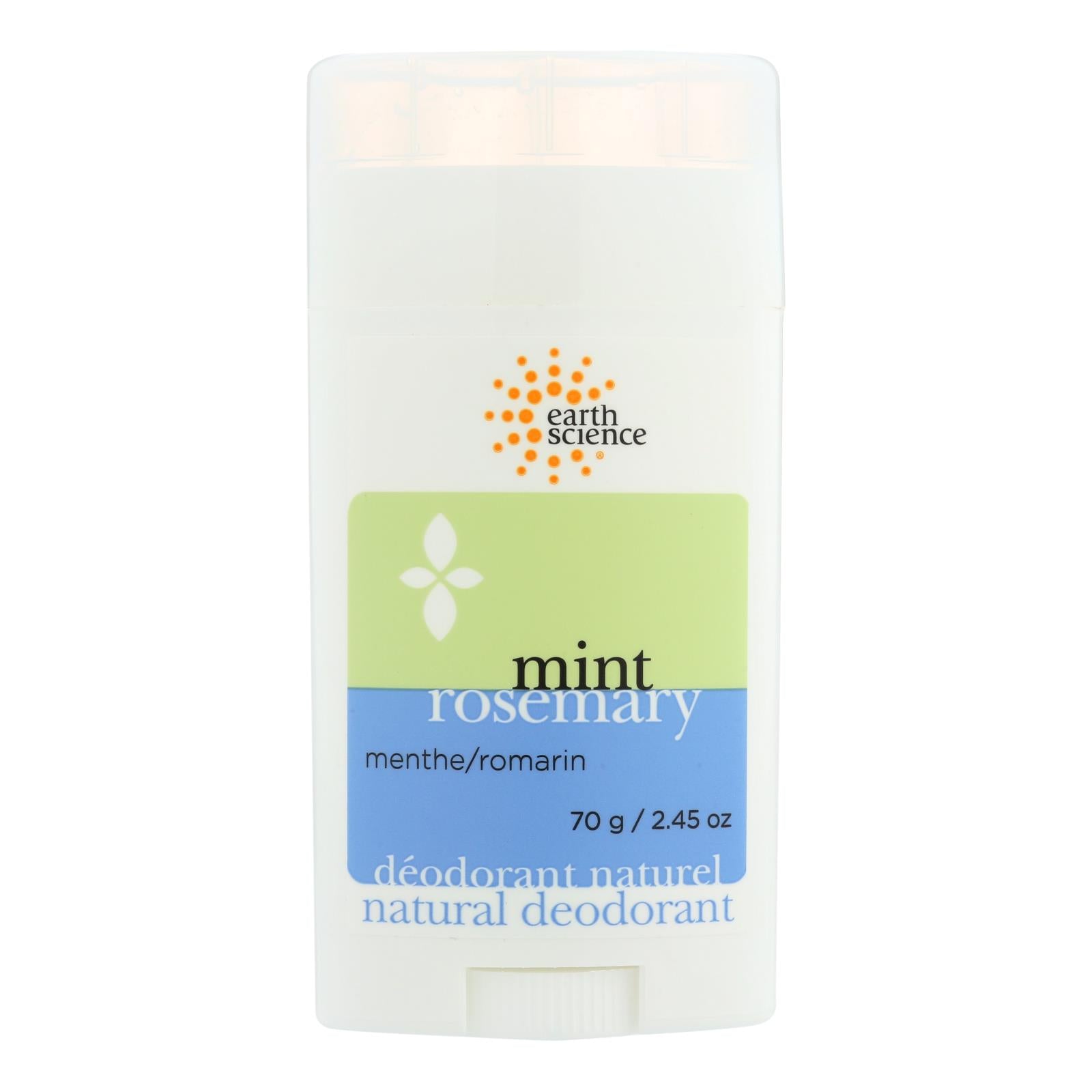 Earth Science, Earth Science Deodorant Natural Mint Rosemary - 2.5 oz