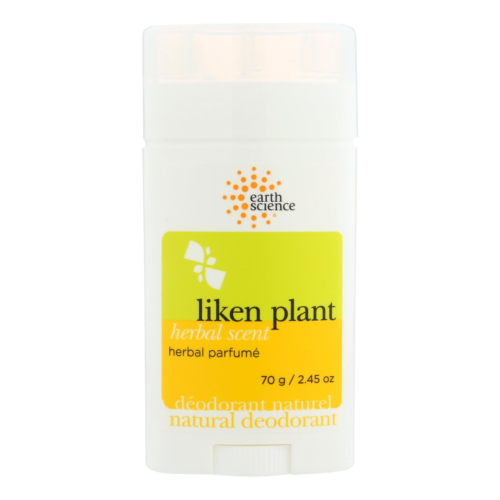 Earth Science, Earth Science Liken Plant Natural Deodorant Herbal Parfume - 2.5 oz