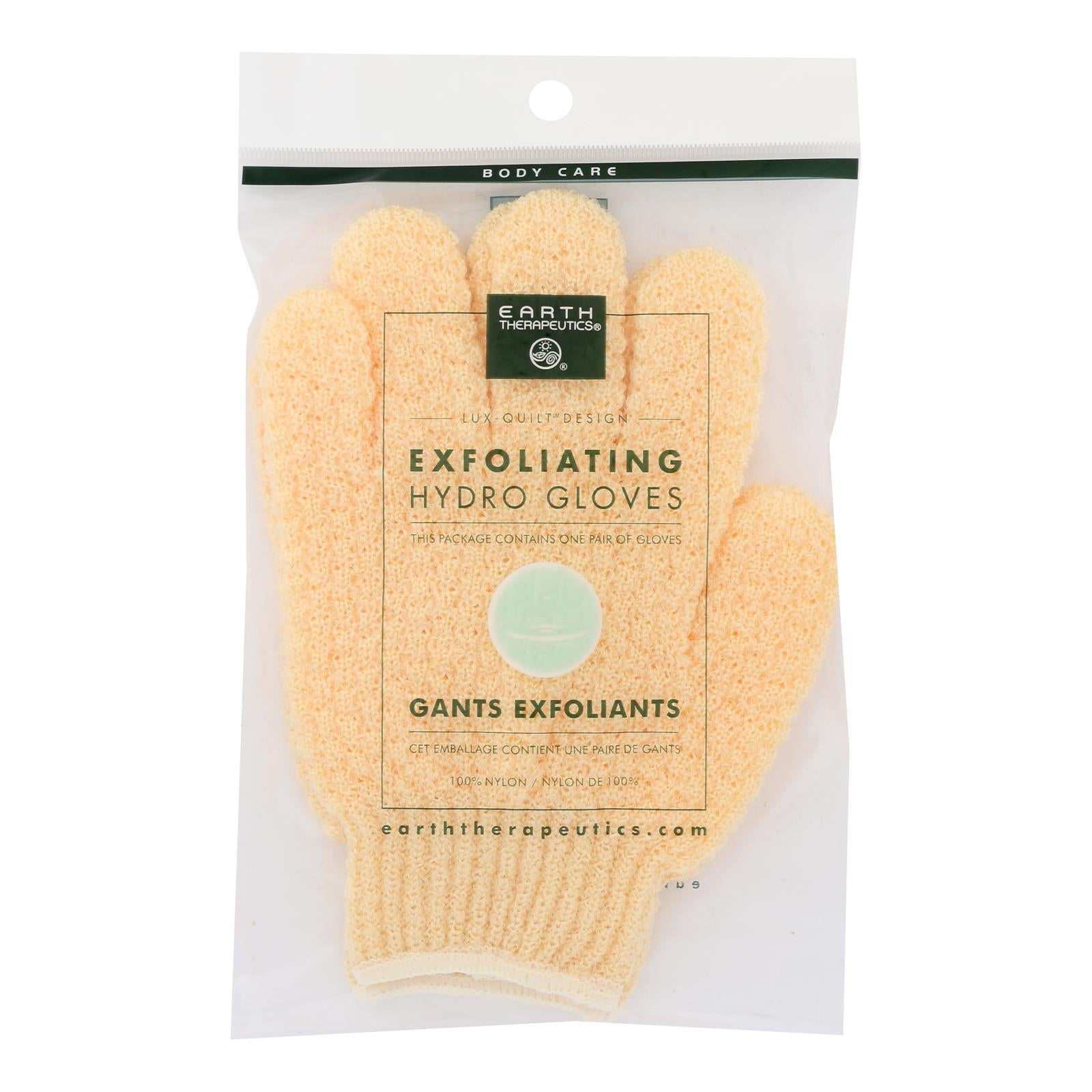 Earth Therapeutics, Earth Therapeutics - Exfoliating Gloves Natural - 1 Each - PAIR