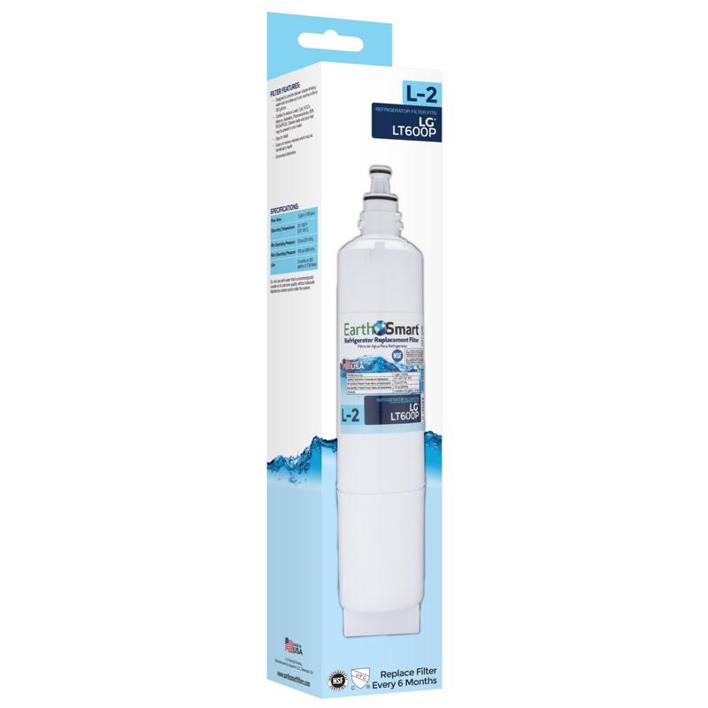 TST WATER LLC, EarthSmart L-2 Refrigerator Replacement Filter For LG LT600P