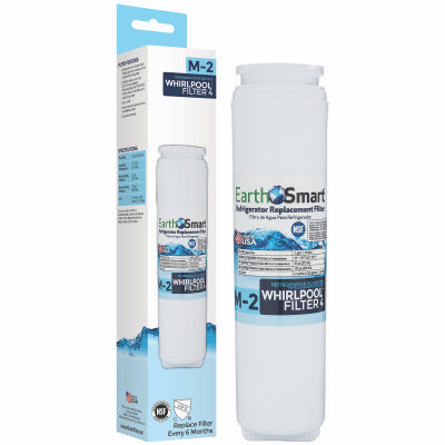 TST WATER LLC, EarthSmart M-2 0.5 GPM Refrigerator Replacement Filter 300 gal. Capacity for Maytag & Whirlpool