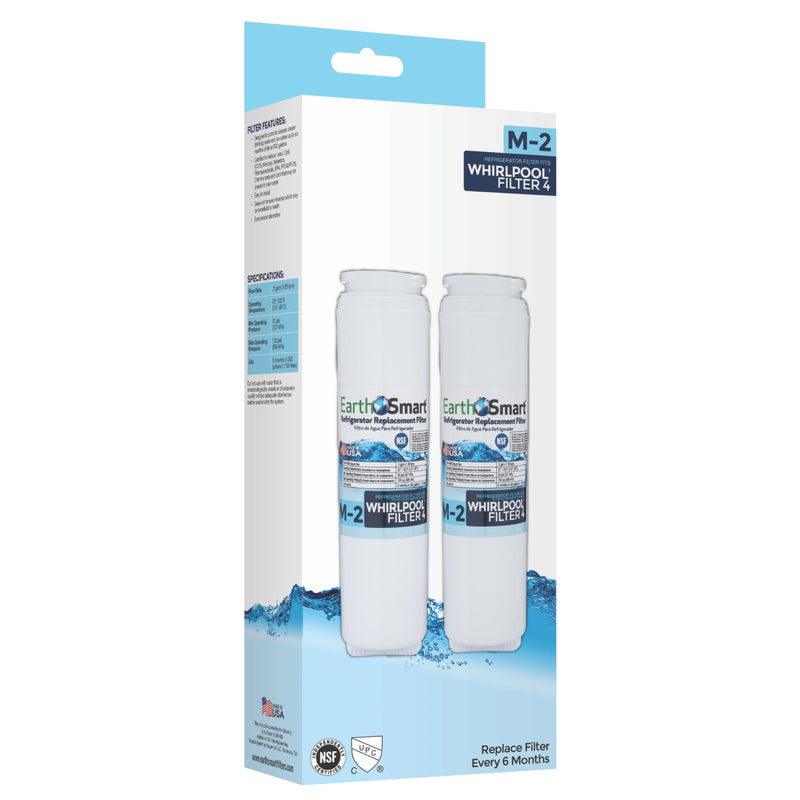 TST WATER LLC, EarthSmart M-2 Carbon Refrigerator Replacement Filter 300 gal.