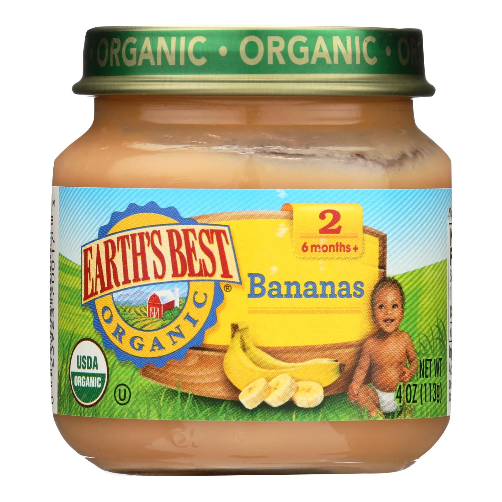 Earth'S Best, Earth's Best - Bananas - Case of 10-4 OZ (Pack of 10)