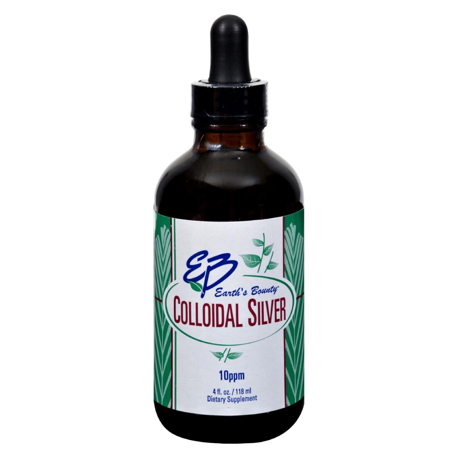 Earth'S Bounty, Earth's Bounty Colloidal Silver - 10 ppm - 4 fl oz