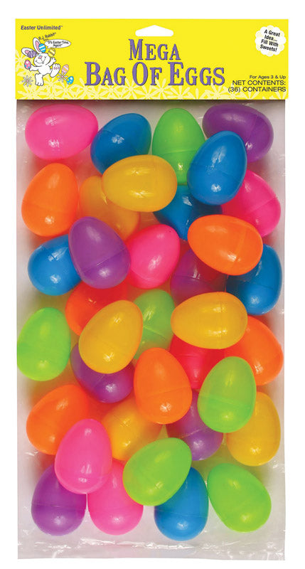 FUN WORLD, Easter Unlimited Easter Easter Decoration Plastic 36 pk (Pack of 12)