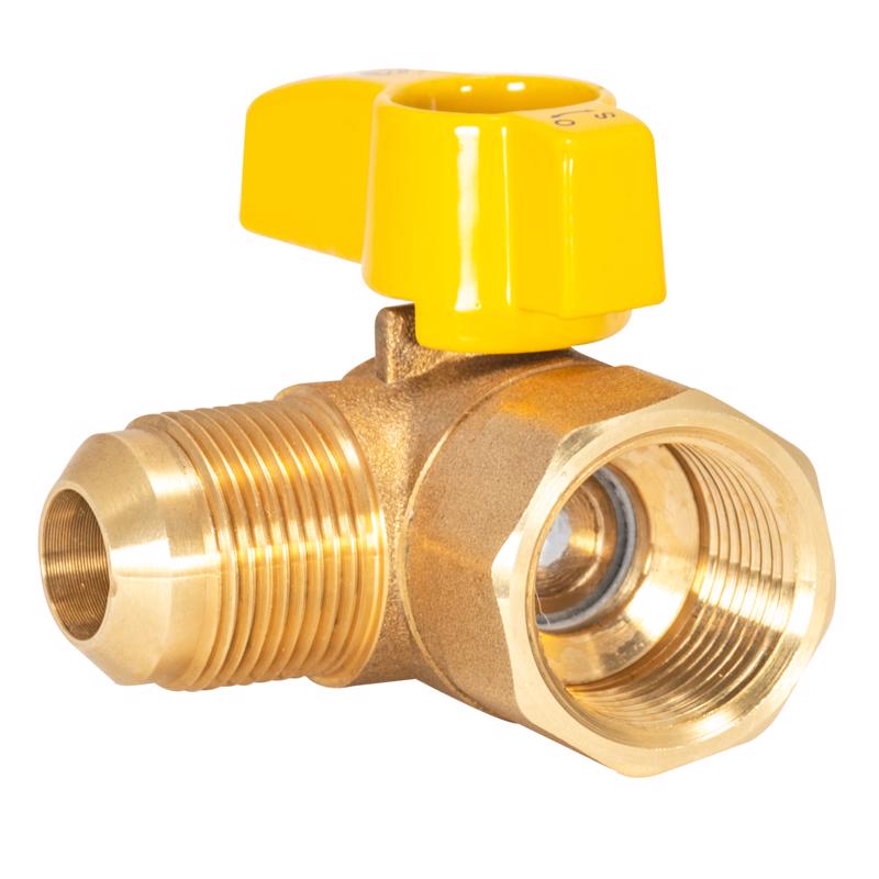 RELIANCE WORLWIDE CORPORATION, Eastman Magne Flo 5/8 in. Brass Push-Fit Gas Ball Valve