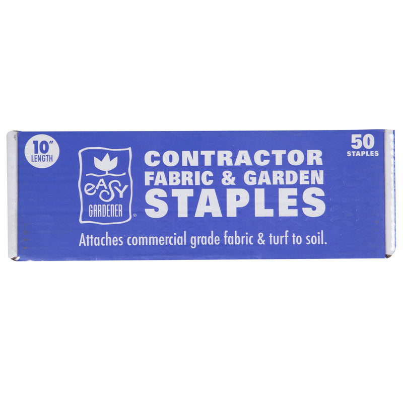 EASY GARDENER, Easy Gardener 1 in. W X 10 in. L Steel Fabric and Garden Staples 50 pk