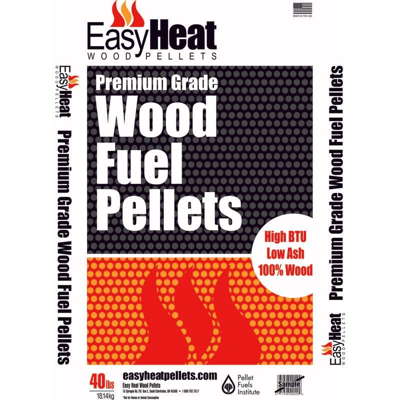 BUCKEYE DIAMOND LOGISTICS, Easy Heat Wood Pellet Fuel 40 lb. (Pack of 50)