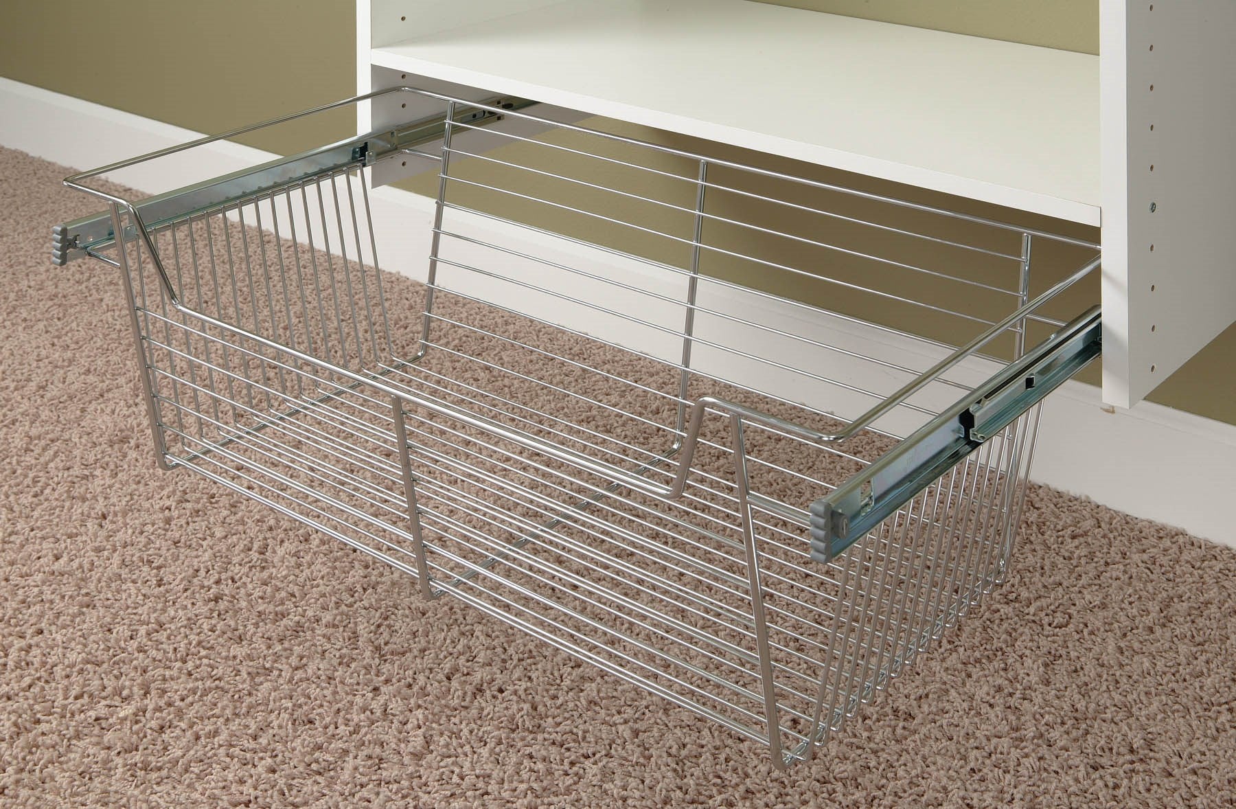 THE STOW COMPANY-HOLLAND INC, Easy Track 11 in. H X 24 in. W X 13 in. L Chrome Closet Organizer