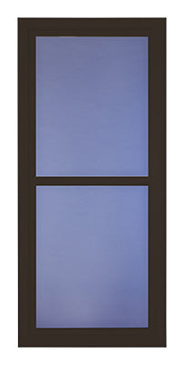 Larson Mfg Co, Easy Vent Selection Storm Door, Full-View Glass, Brown, 36 x 81-In.