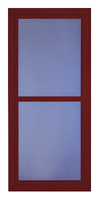 Larson Mfg Co, Easy Vent Selection Storm Door, Full-View Glass, Cranberry, 36 x 81-In.