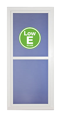 Larson Mfg Co, Easy Vent Selection Storm Door, Full-View Low E Glass, White, 36 x 81-In.