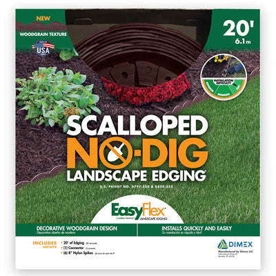 EasyFlex, EasyFlex Plastic Brown Landscape Edging Kit