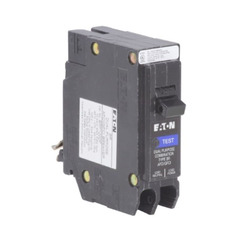 EATON CORPORATION, Eaton 15 amps Arc Fault/Ground Fault Single Pole Circuit Breaker