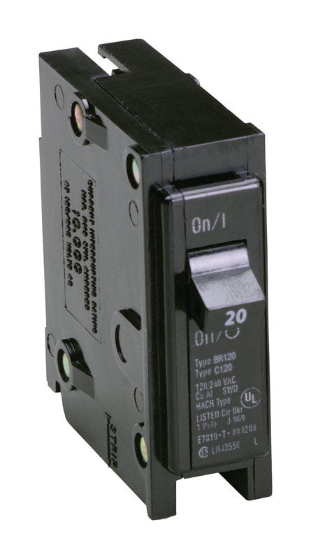 EATON CORPORATION, Eaton Cutler-Hammer 20 amps Plug In Single Pole Circuit Breaker