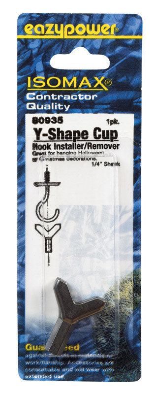 EAZYPOWER CORP, Eazypower Isomax 6 in. L Y Cup Hook Installer/Remover Steel 1 pc