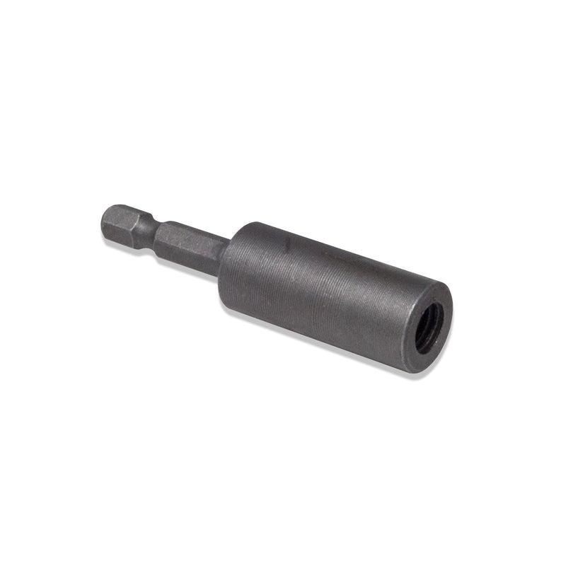 EAZYPOWER CORP, Eazypower  Isomax  Hex  3/8 in. -16   x 2.5 in. L Screwdriver Bit Adapter  Steel  1 pc.